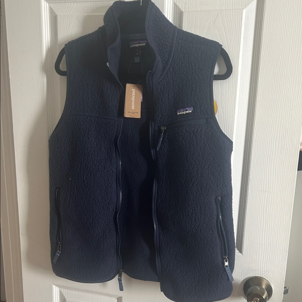 Patagonia Navy Fleece Vest